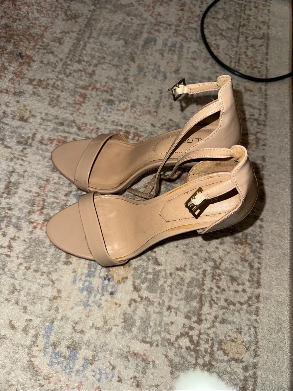 ALDO Women's Nude Ankle-Strap Dress Sandals
